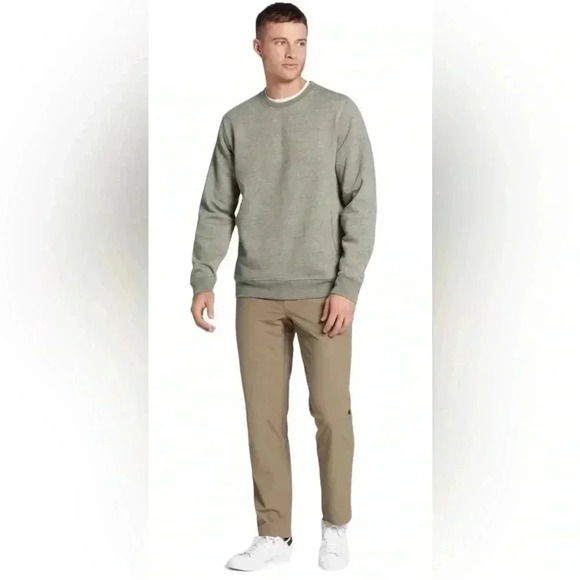 VRST New With Tags Men's Size Small Legacy Fleece Crewneck Earl Gray Pure Black - Picture 3 of 6